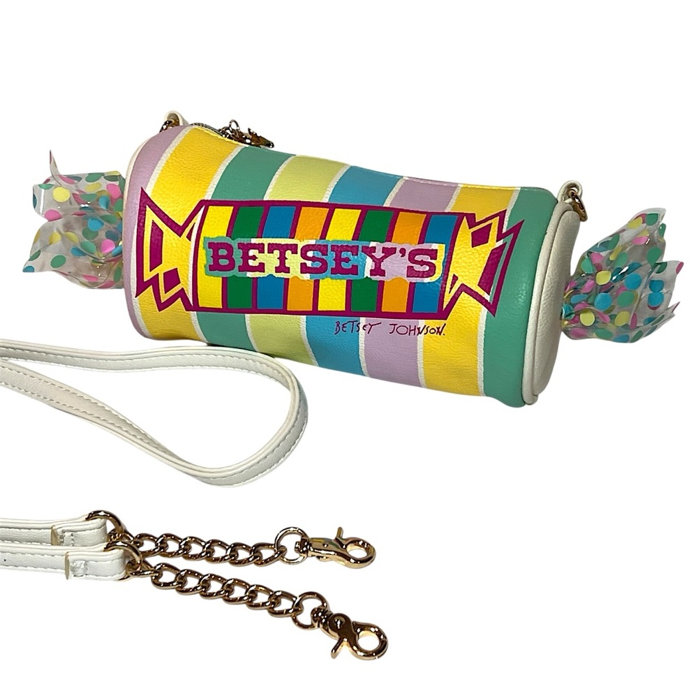Betsey Johnson Smartie Pants Kitsch Crossbody Bag - Picture 9 of 13